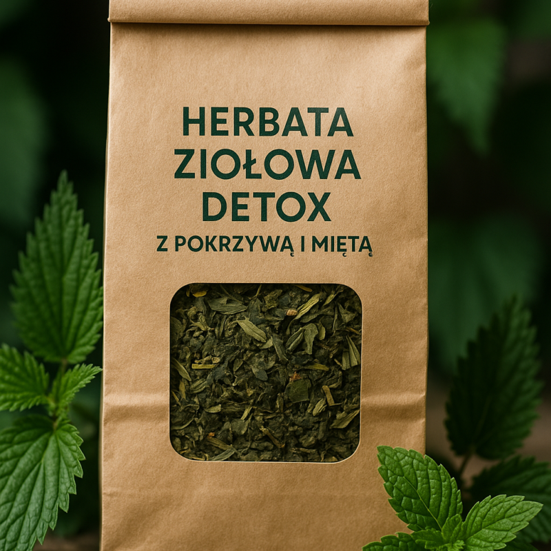 Herbata Ziołowa Detox z Pokrzywą i Miętą