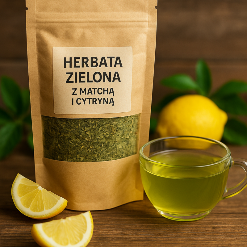 Herbata Zielona z Matchą i Cytryną